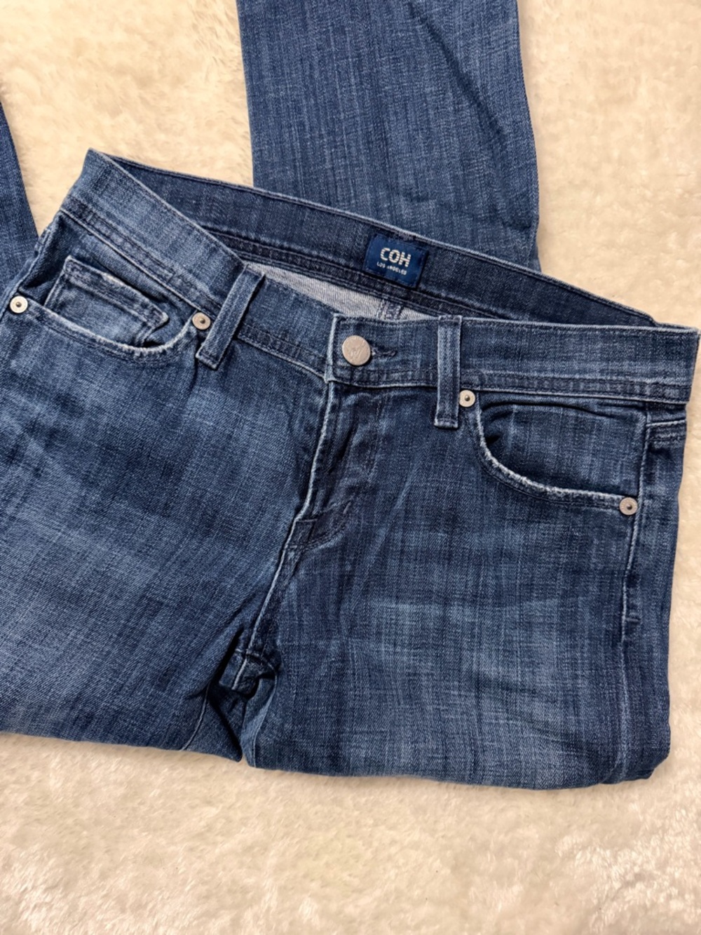 Citizens of Humanity Los Angeles Women's Mid-Rise Blue Denim Jeans